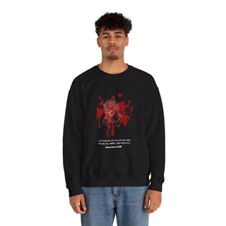 For Me He Died Unisex Heavy Blend Crewneck Sweatshirt