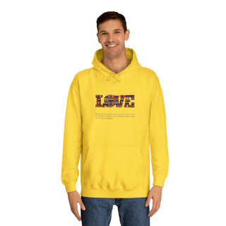 GOD IS LOVE Unisex College Hoodie