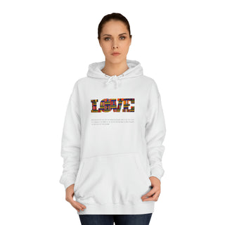 GOD IS LOVE Unisex College Hoodie