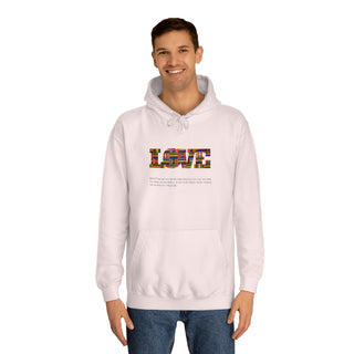 GOD IS LOVE Unisex College Hoodie