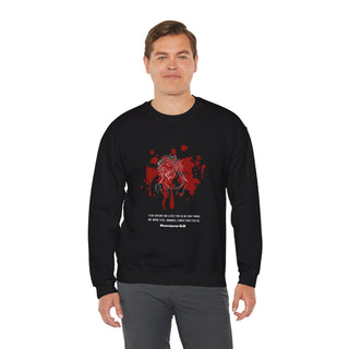 For Me He Died Unisex Heavy Blend Crewneck Sweatshirt