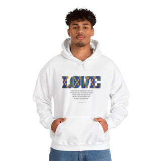 GOD IS LOVE Unisex Heavy Blend Hooded Sweatshirt