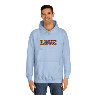 GOD IS LOVE Unisex College Hoodie