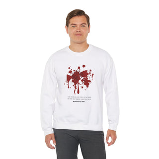 For Me He Died Unisex Heavy Blend Crewneck Sweatshirt