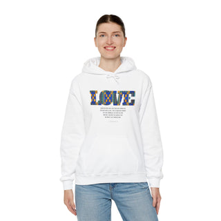 GOD IS LOVE Unisex Heavy Blend Hooded Sweatshirt