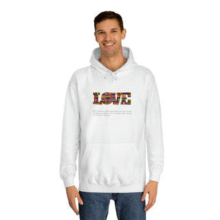 GOD IS LOVE Unisex College Hoodie